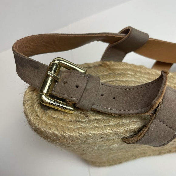 Marc by Marc Jacobs Suede Taupe Espadrille Wedges - Picture 3 of 12